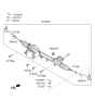 Diagram for Hyundai Genesis G90 Rack And Pinion - 57700-D2000