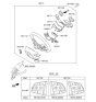 Diagram for 2019 Hyundai Genesis G90 Steering Wheel - 56100-D2130-UUB