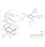 Diagram for Hyundai Genesis G90 Sunroof - 81600-D2010-VHC