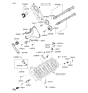 Diagram for 2012 Hyundai Genesis Timing Chain Tensioner - 24410-3F400