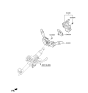 Diagram for Hyundai Steering Angle Sensor - 93480-D2500