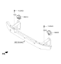 Diagram for 2017 Hyundai Genesis G90 Horn - 96620-D2000