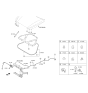 Diagram for 2018 Hyundai Genesis G90 Hood Cable - 81190-D2100