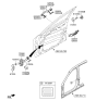 Diagram for 2017 Hyundai Genesis G90 Door Check - 79380-D2500