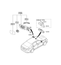 Diagram for 2015 Hyundai Azera Car Mirror - 87620-3V360