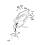 Diagram for 2015 Hyundai Azera Door Check - 79490-3V000