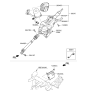 Diagram for 2012 Hyundai Azera Steering Column - 56310-3V851