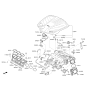 Diagram for 2013 Hyundai Azera Engine Cover - 29240-3CFC0