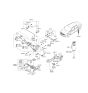 Diagram for 2015 Hyundai Azera Control Arm - 55210-3V055