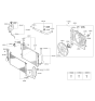 Diagram for Hyundai Azera Cooling Fan Resistors - 25385-3R200