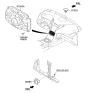 Diagram for 2013 Hyundai Azera A/C Switch - 97250-3V500-4X