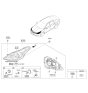 Diagram for 2011 Hyundai Azera Light Socket - 92161-3V000