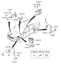 Diagram for 2012 Hyundai Azera Yaw Sensor - 95630-2T101