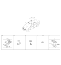 Diagram for 2015 Hyundai Azera Dome Light - 92880-3V000-RA5