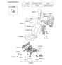 Diagram for 2012 Hyundai Azera Seat Cushion - 88201-3V531-XBC