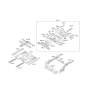 Diagram for 2011 Hyundai Azera Front Cross-Member - 65610-3V000