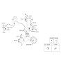 Diagram for 2014 Hyundai Azera Brake Line - 58731-3V500