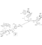 Diagram for Hyundai Sonata Hybrid Muffler Hanger Straps - 28785-3V000