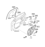 Diagram for Hyundai Azera Door Lock - 81410-3V000