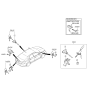 Diagram for 2011 Hyundai Azera Door Lock Cylinder - 81905-3V120