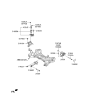 Diagram for 2012 Hyundai Azera Engine Mount Torque Strut - 21830-3V400