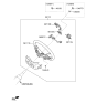 Diagram for Hyundai Azera Steering Wheel - 56100-3VGA5-RY