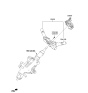 Diagram for Hyundai Azera Turn Signal Switch - 93410-3V810