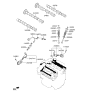 Diagram for 2016 Hyundai Santa Fe Camshaft - 24100-3CGA0