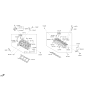 Diagram for 2013 Hyundai Santa Fe Cylinder Head - 516R5-3CA00