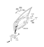 Diagram for 2012 Hyundai Azera Door Handle - 82661-3V020-YDG