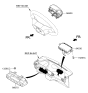 Diagram for Hyundai Ioniq Air Bag - 56970-G2000-T9Y