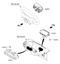 Diagram for 2018 Hyundai Ioniq Air Bag - 56970-G2000-T9Y