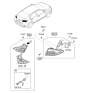 Diagram for Hyundai Ioniq Back Up Light - 92404-G7050