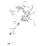 Diagram for 2017 Hyundai Ioniq Power Steering Assist Motor - 56330-F2000