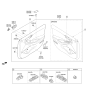 Diagram for 2022 Hyundai Ioniq Door Handle - 82620-G2000-PGB