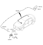 Diagram for 2018 Hyundai Ioniq Antenna - 96210-G2110-N4B