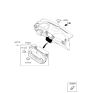 Diagram for Hyundai Ioniq A/C Switch - 97250-G7090-WMP