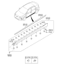 Diagram for 2018 Hyundai Ioniq Door Moldings - 87711-G7000-T2S