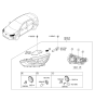 Diagram for Hyundai Ioniq Headlight - 92101-G2350-T2S