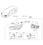 Diagram for 2018 Hyundai Ioniq Headlight - 92101-G2350-T2S