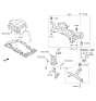 Diagram for 2023 Hyundai Kona Electric Control Arm Bushing - 54584-G2000