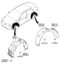 Diagram for 2022 Hyundai Ioniq Wheelhouse - 86812-G2000