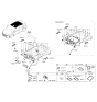 Diagram for 2020 Hyundai Ioniq Sun Visor - 85210-G2260-TTX