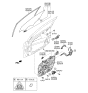 Diagram for Hyundai Ioniq Door Latch Assembly - 81310-G2010