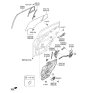 Diagram for Hyundai Ioniq Window Motor - 83460-G2000