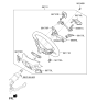 Diagram for 2018 Hyundai Ioniq Cruise Control Switch - 96770-G7000