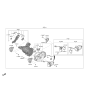 Diagram for Hyundai Ioniq A/C Compressor - 97701-G7000