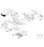 Diagram for 2019 Hyundai Ioniq Antenna - 95420-G2300