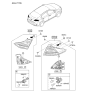 Diagram for 2018 Hyundai Ioniq Back Up Light - 92402-G2150