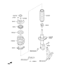 Diagram for 2019 Hyundai Ioniq Shock Absorber - 54651-G2600